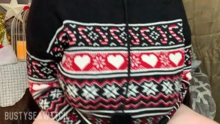 Bustyseawitch Bbw Teen Holiday Sweater Tits - Big tits