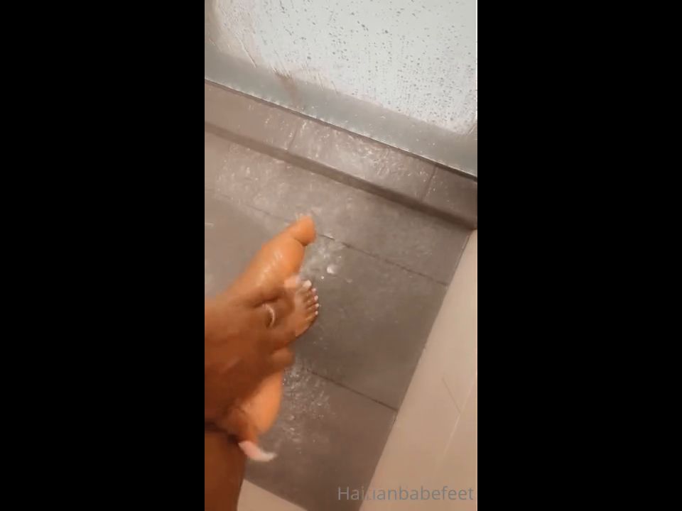 Haitian_babefeet aka haitian_babefeet - 07-20-2022 OnlyFans Video - Watch me shower Em I took this lovely shower focusing on my soles and body lather video hardcore Haitian_babefeet