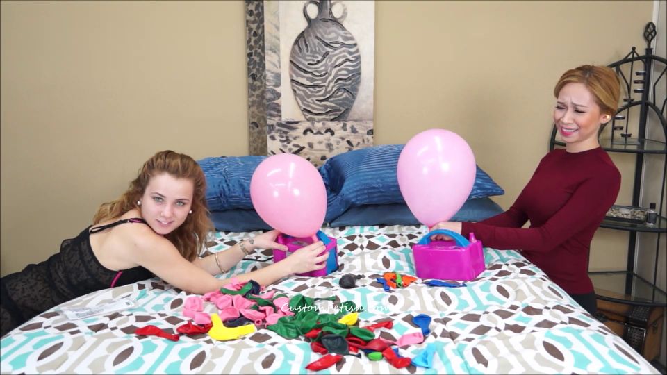 Custom Fetish - Amber n Kendra Machine Pop 12 quot Balloons - Fetish