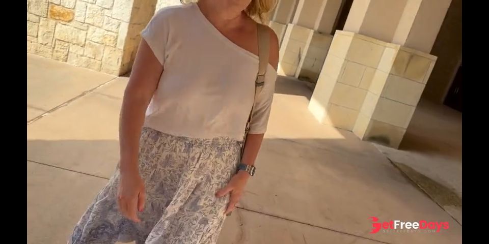 Public See Through Bouncing Boobs and Visible Nipples and Areolas