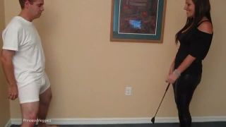 Online tube Meggerz – Crop and Kick Ballbusting