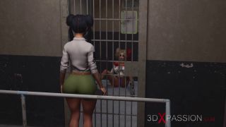 Rough Sex In Prison! Harley Quinn Fucks Hard A Female Prison Guard