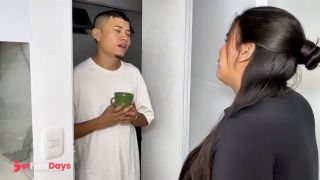 My Neighbor Came for a Cup of Sugar and Thanked Me with His Cum in My Mouth