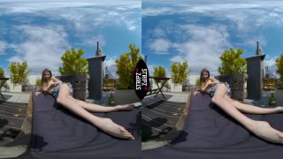 porn video 40 eliza jane femdom Mila Azul - Top Of The World - [StripzVR] (UltraHD 2K 2048p), virtual reality on virtual reality