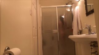 Nice girl with perfect body taking shower. hidden cam