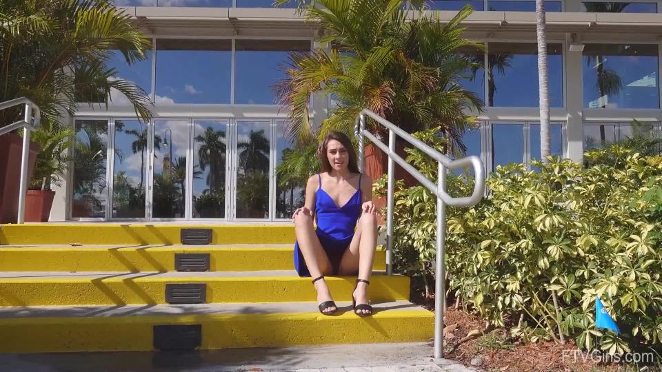 Mackenzie in First Time In Florida – Public Nudity Intro 1,  on public 