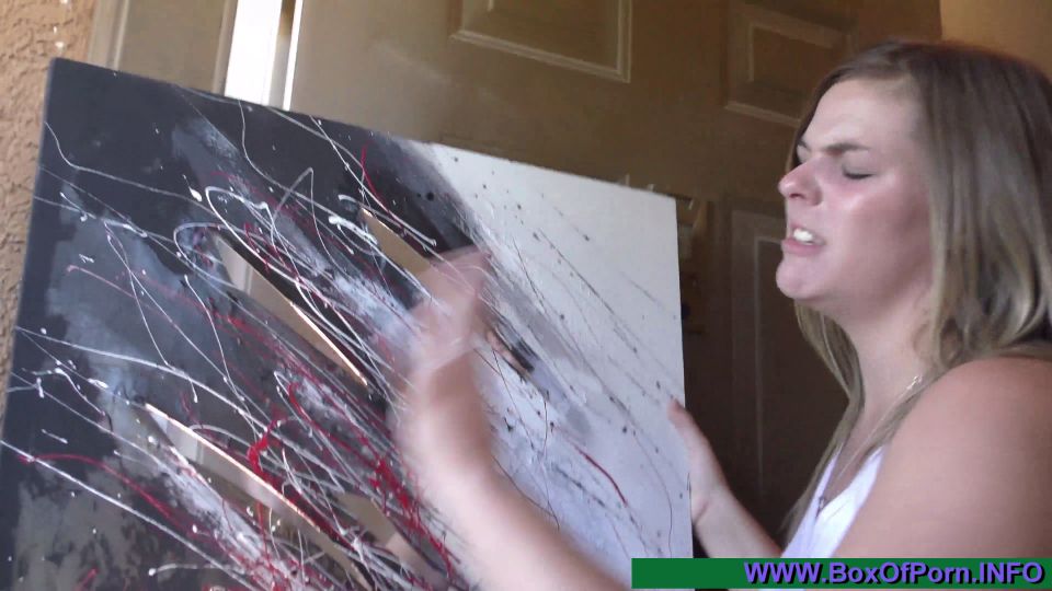 4K Kendra Lynn Wrote A Bad Check For An Expensive Painting And Fucks Ge