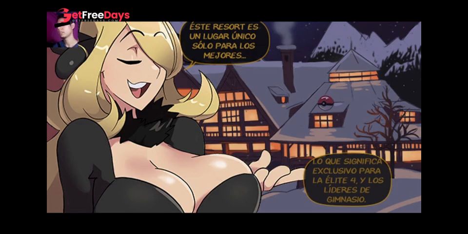 Cynthia y Melony pelean por la enorme verga de Lucas - Pokmon Hentai