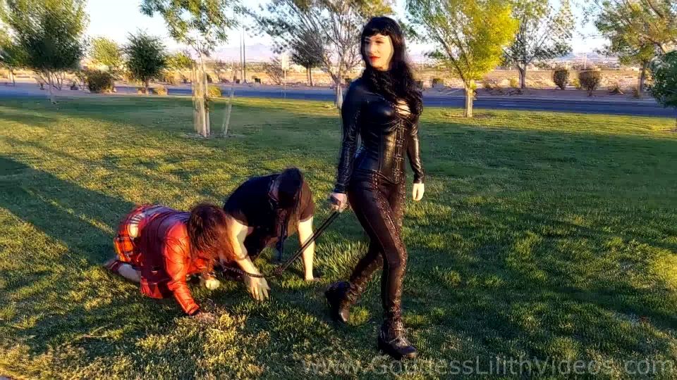 Pt 2Goddess Lilith - Taking My Puppy Subs For A Walk