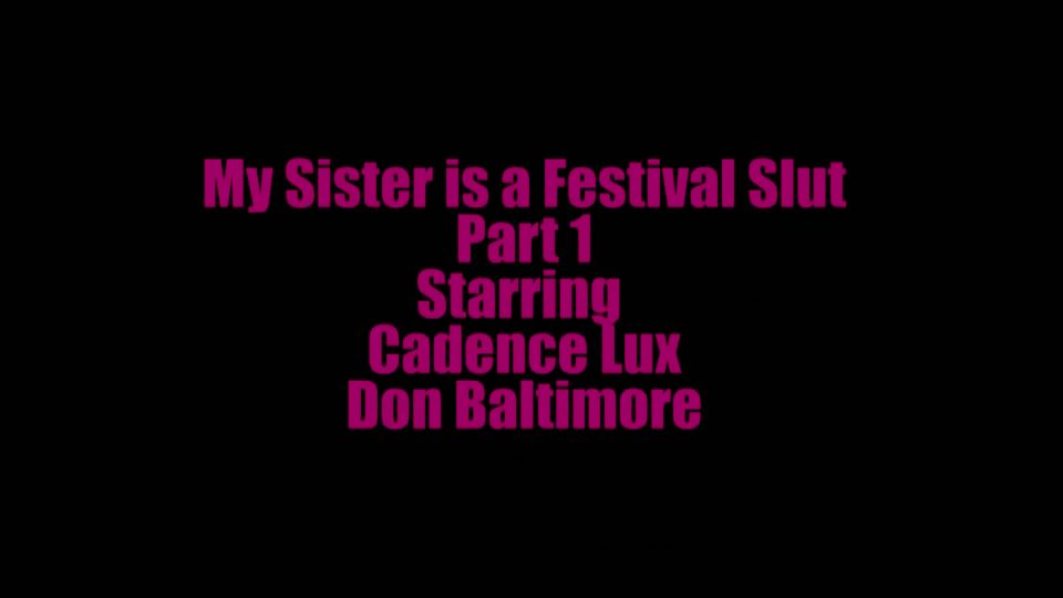 M@nyV1ds - undercoversluts - My Sister is a Festival Slut TRAILER