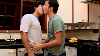 Luscious Latino Boys Fuck In Kitchen Gay!