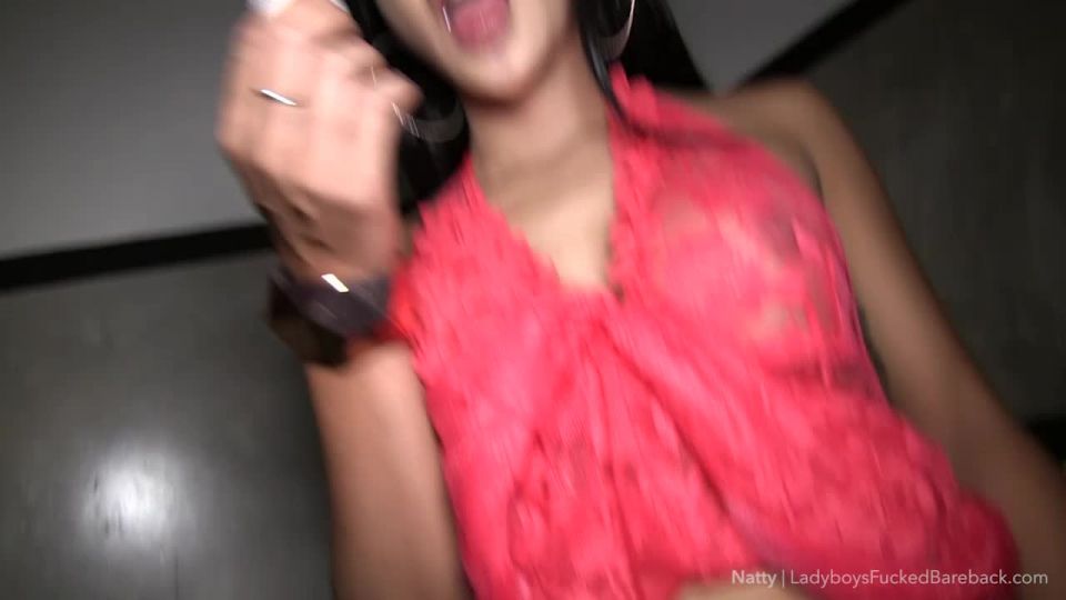 online xxx clip 37 Ladyboy Natty - Golf Balls, Self Facial and Creampie [HD 720p], slob fetish on shemale porn 