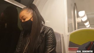 Daphne Klyde - Ukrainian tourist fucked on the train by 2 strangers FullHD.