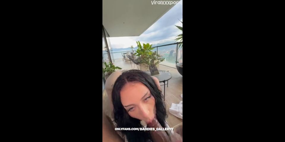 video sexo balcón Auhneesh Nicole Teases BBC En Travieso POV Balcón Sextape De Onlyfans Video Auhneesh Nicole