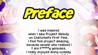 Sex integration with Projekt Melody DP Creampie!