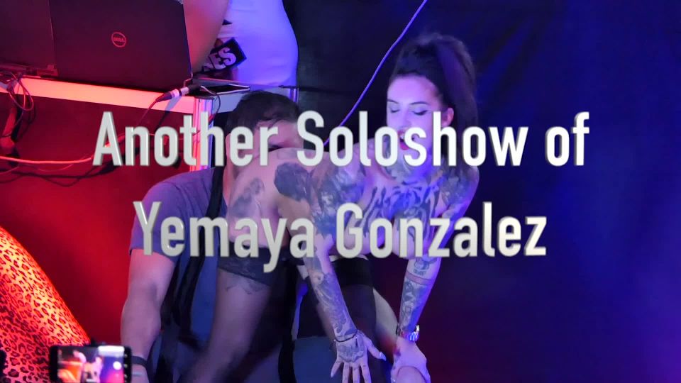 Salón Erótico de Barcelona 2018 Yemaya Gonzalez is doing another soloshow(MILF porn)