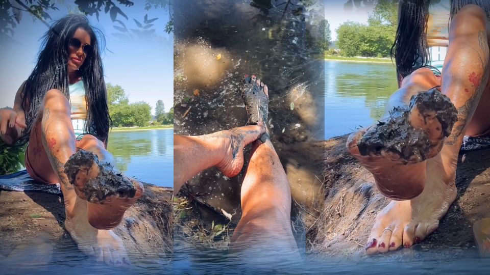 online porn video 14 MistressRavenFD – WORSHIP MY RIVER FEET | joi | fetish porn femdom verbal humiliation