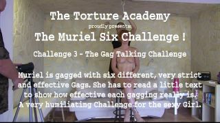 The Muriel 6 Challenge 3 - The Gag Talking Challenge Sex...