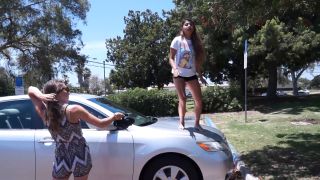 Custom Fetish - Vivian Walks Bounces On Car Barefoot - Fetish