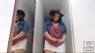 free online video 8 Porn tube Chelly Koxxx – BBW Cowgirl in the Mirror – Dildo Fuck, catheter fetish on femdom porn 