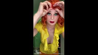 Dressing Up With Dita Mask And Ginger Wig - FetiliciousFans.