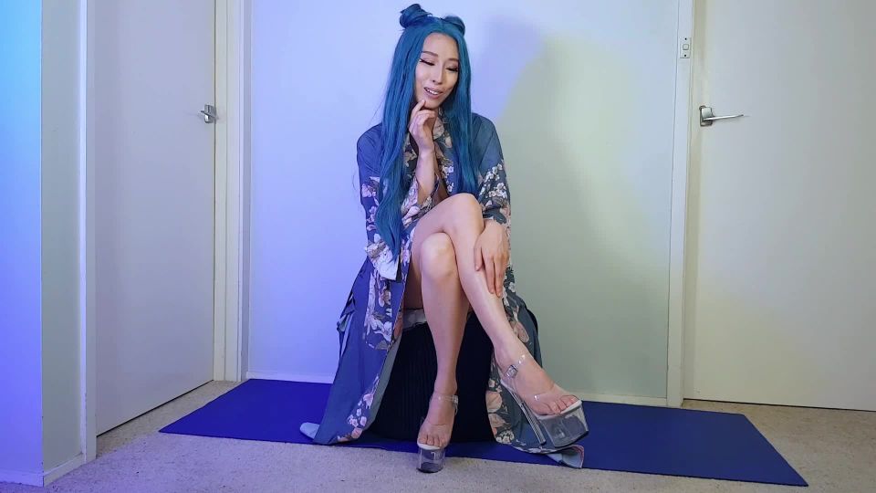 porn video 30 silk fetish asian girl porn | Azumi Zeitline – Blue Dildo Double Penetration | dildo fucking