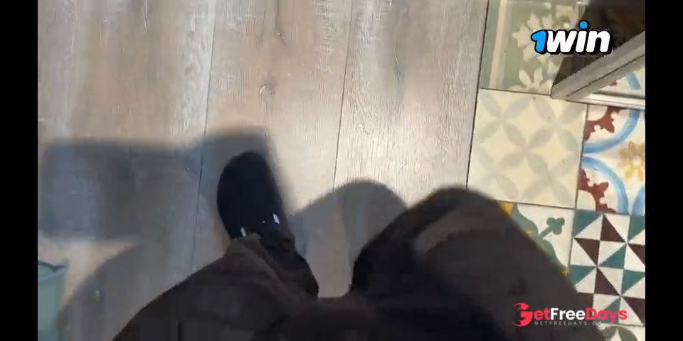 I Caught Stepbrother Jerking Off - Stepbrother Cum on My Uniform and I Cant...