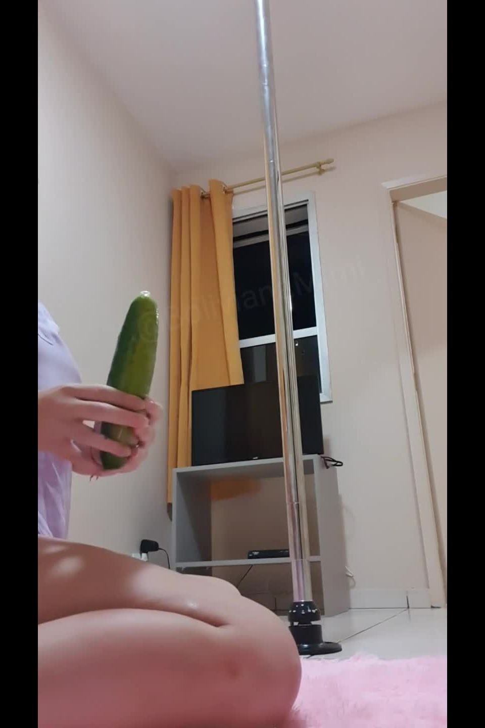 putting a cucumber in my ass