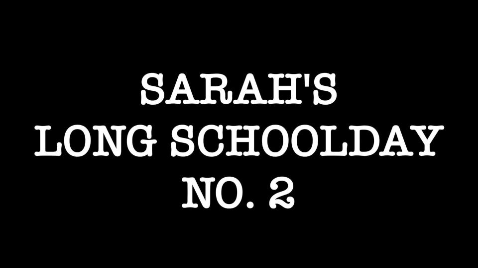 porn clip 9 Sarahs Second - Long Schoolday Pt 2 | spanking | bdsm porn hair fetish