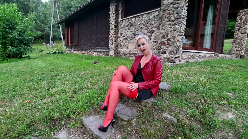 Wanilianna 23 07 29 Kinky Outdoors In Red Nylons XXX 1080p MP4 - LEWD - Red