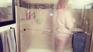 Redhead BBW Shower Vision