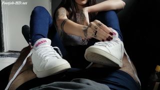 free porn video 13 Footjob With Jeans – Emily Foxx on hardcore porn japanese party hardcore