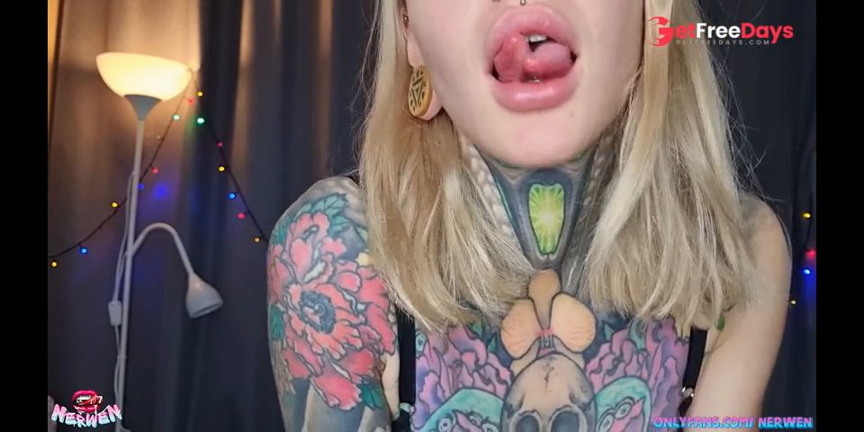 [GetFreeDays.com] Tattooed hottie rides my cock and takes a mouth full of cum Adult Stream November 2022