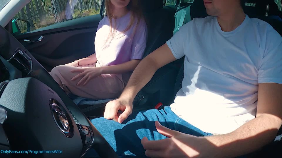 Teen Had To Pay For Taxi With Handjob, She Had No Money, Cumshot In A Car  Programmerswife 1080p