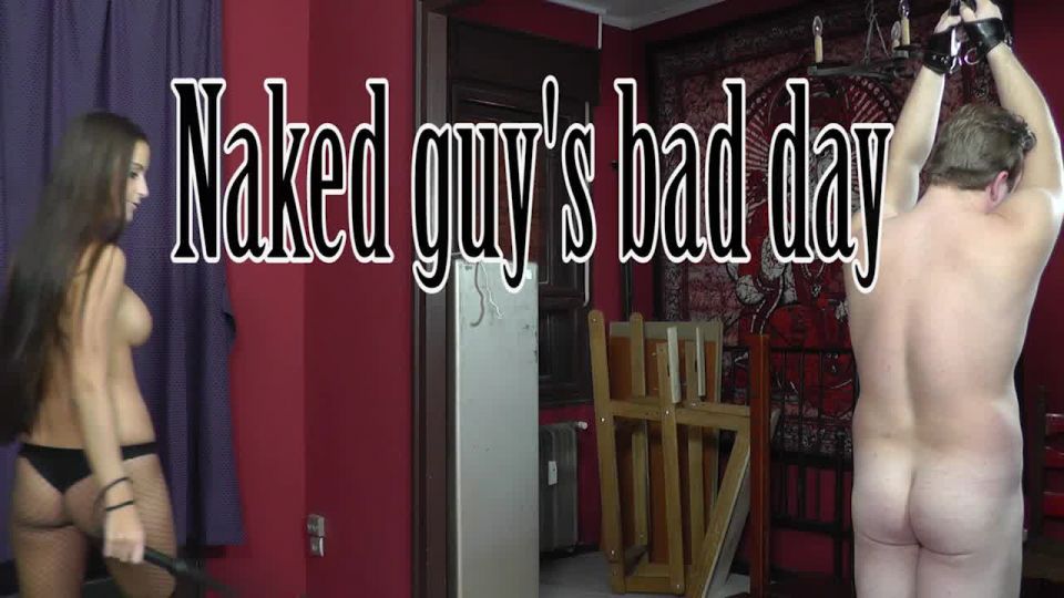 CRUEL MISTRESSES - Mistress Amanda - Naked guy’s bad day - whipping on bdsm porn