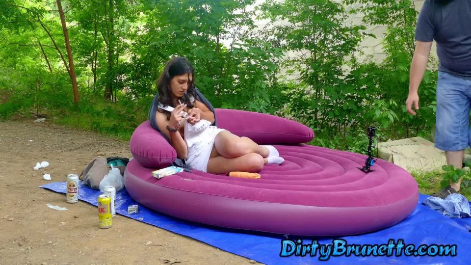 Outdoor threesome with cheating wife GroupSex!