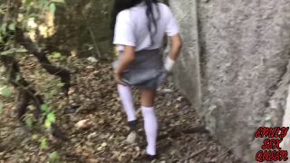 Hot Mexican Schoolgirl Skips Class To Get Fucked In The Woods (Part 1