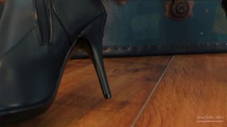video 42 Young Goddess Kim - Leather And Lust, femdom strapon hd on smoking 