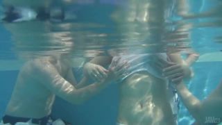 Japanese blowjob by the pool with&nbsp;Suzuna Komiya&nbsp;