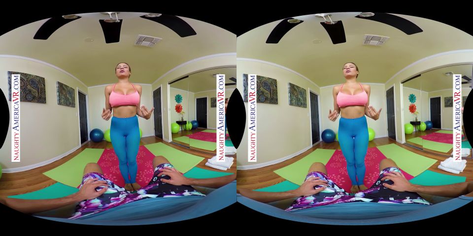 Naughty Yoga Instructor, Luna Star, Teaches You How To Stretch Her Tigh