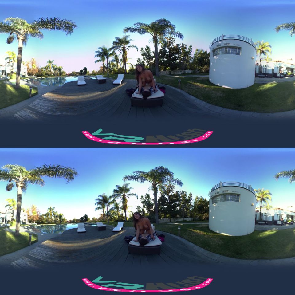 Online Tube VrHush presents Alice Lighthouse Seduced by the Pool 360 - virtual reality