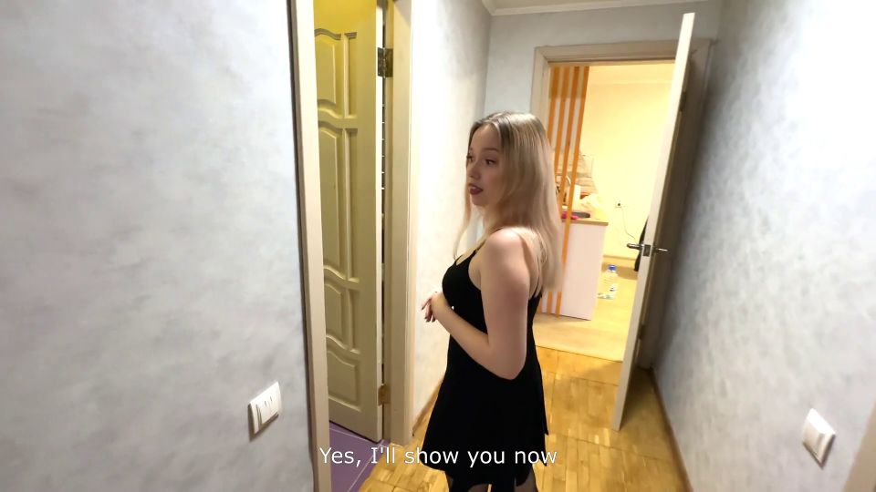 Porn Hub - Buy An Apartment And GET a BLOWJOB As a Gift! Real Estate Agent Gets FUCKED HARD CUM ON TIT - Lesana - Hardcore