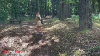 [GetFreeDays.com] Risky pussy fuck with dildo and squirting outdoors Sex Stream April 2023