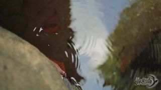 [Amateur] SEX IN THE NATURE. I found her swimming in WATERFALL and fuck. CIM ART-PORN