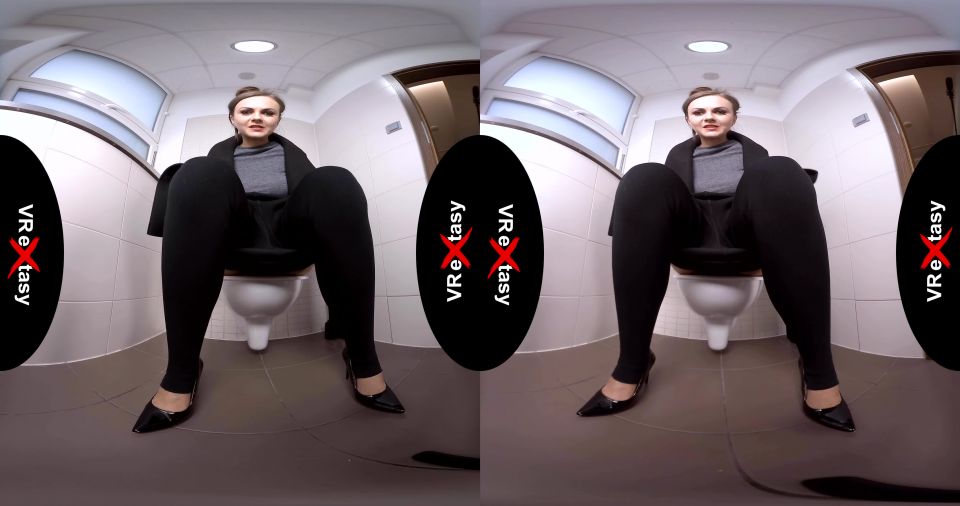 free xxx video 18 Tina Kay in Toilet Gear vr | english speech | 3d porn brat fetish