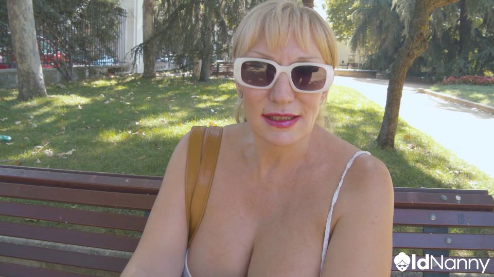 Victoria Vera  Sucking cock in public and then a big black dick in her pussy.
