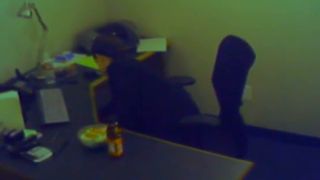 Horny girl masturbating with toy at the break work - Masturbation