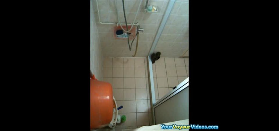 Asian woman in shower International!