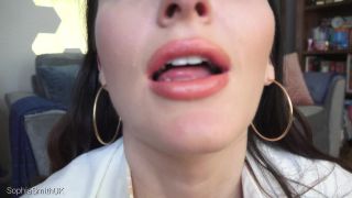 online xxx video 45 light femdom Sophia Smith UK - CEI Mouth Fetish, jerkoff encouragement on cumshot
