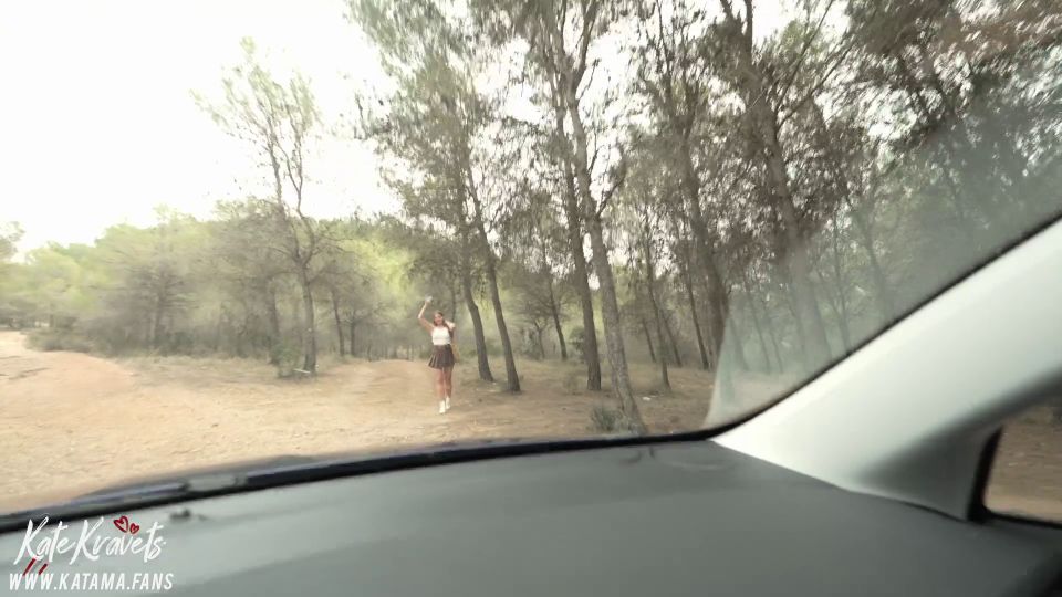 Passionate Sex With The First Random Guy In His Car After Her Boyfriend Left Her Alone In The Forest 1080p